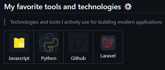 Developer Tech Stack Icons for GitHub Profile Developer Tech Stack Icons for GitHub Profile