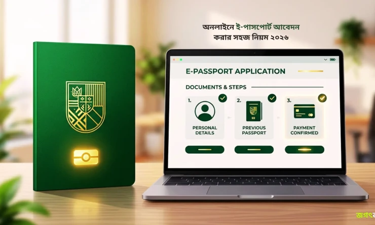 অনলাইনে ই-পাসপোর্ট আবেদন করার সহজ নিয়ম ২০২৬ (কাগজপত্রসহ)
